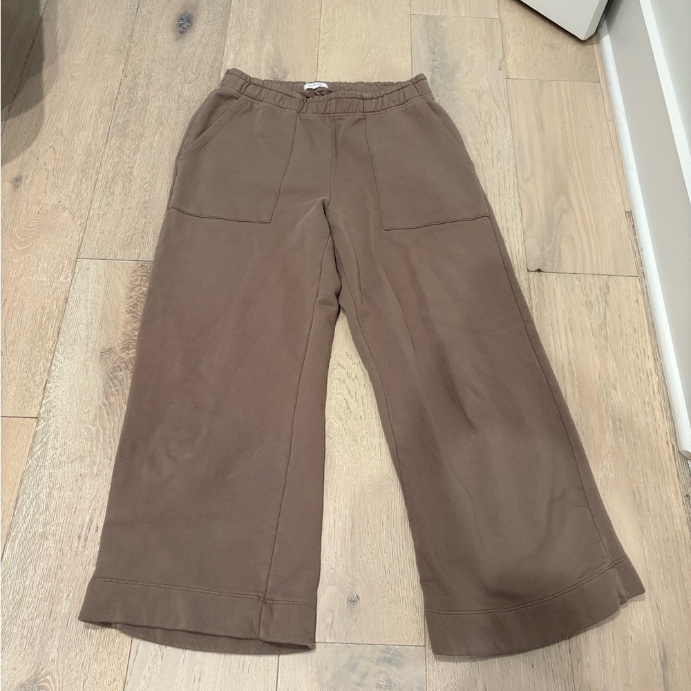 Mate Brown Wide-Leg Pants -Large